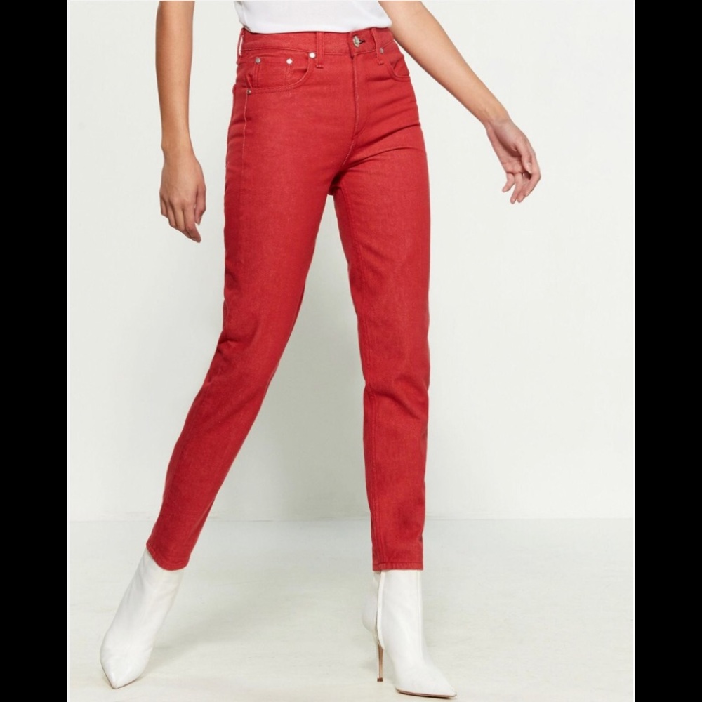 🔥Rag & Bone bull red ash skinny jean.🔥🔥🔥🔥